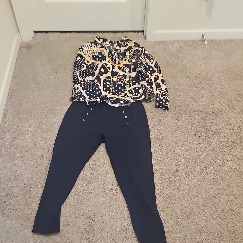 Stylish Navy Blue Women's Jumpsuit